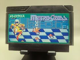 Metro-Cross, 1986 Nintendo Famicom Casette, TESTED & WORKING, US SELLER