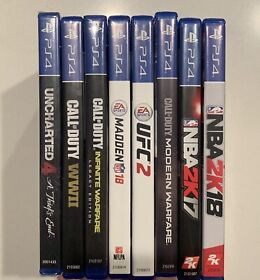 Ps4 Video Game Lot - PlayStation 2k Call Of Duty Madden