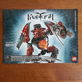 LEGO TECHNIC BIONICLE PHANTOKA #8691 ANTROZ  MANUAL ONLY