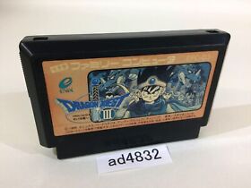 ad4832 Dragon Quest III 3 NES Famicom Japan