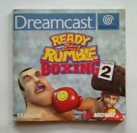 *INSTRUCTIONS ONLY* Ready To Rumble Boxing Round 2 Manual SEGA Dreamcast