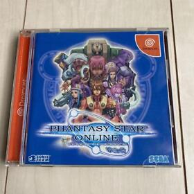 USED Phantasy Star Online Ver. 2 Dreamcast RPG Game + Manual Sega DC