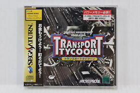 Transport Tycoon SEGA Saturn SS Japan Import Pre-Owned Factory Sealed