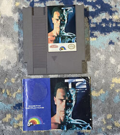 Terminator T2: Judgment Day NES Nintendo Cartridge & Manual Cleaned And Tested