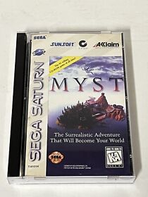 Myst for Sega Saturn Complete In Box CIB Great Shape
