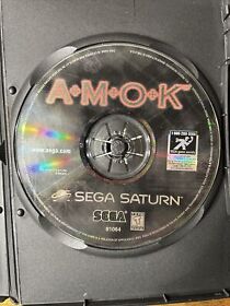 Amok (Sega Saturn, 1997) Disk Only