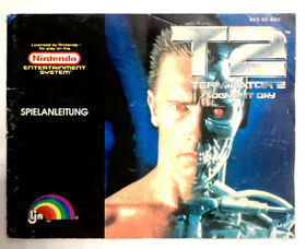 Terminator 2 Judgment Day Nintendo Nes Manual Perfecto Estado