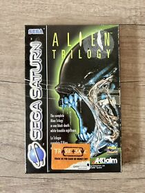 Alien Trilogy Sega Saturn Game Complete With Box And Manual