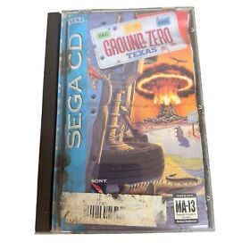 Ground Zero Texas - Sega CD, 1993 CIB with Manual