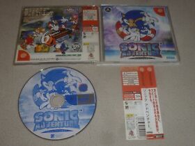 JAPAN IMPORT GAME SONIC ADVENTURE DREAMCAST COMPLETE W CASE & MANUAL INSERT