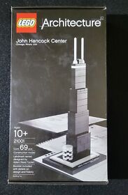LEGO ARCHITECTURE: John Hancock Center (21001) Open Box- Sealed Bags & Book 