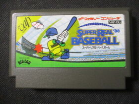 Super Real Baseball '88 FC Famicom Nintendo Japan