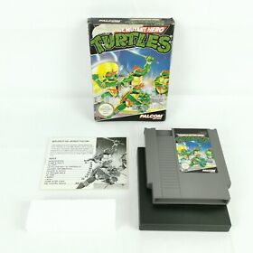 Teenage Mutant Hero Turtles Ninja NES Nintendo Complete Boxed PAL