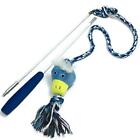 Pet Fit For Life Plush Tough and Durable Squeaky Dog/Puppy Wand Rope Toy - Du...