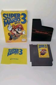 Super Mario Bros 3 Nintendo NES CIB Complete In Box Mint