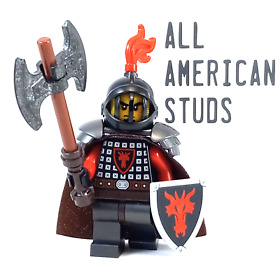 LEGO Castle Dragon Knight Minifigure 2013 Shield Armor Plume 70402 70404 850889