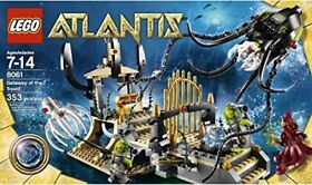Lego 8061 - Atlantis Gateway Of The Squid - 87% Complete 