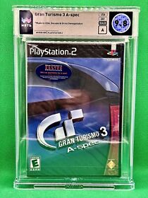 Gran Turismo 3 A-spec PS2 WATA 9.8 A Not CGC VGA Graded First Print Promo Rare
