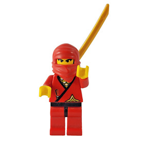 Authentic LEGO® Minifigure Ninja Red 3051 3053 3056 3074 3050