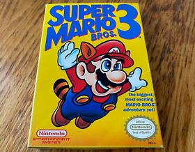 Sello ovalado Super Mario Bros. 3 completo en caja nnintendo nes juego original