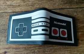 Nintendo Wallet Official NES Console Retro Controller Black Coin & Card Bi-Fold