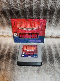 Red Alarm (Nintendo Virtual Boy, 1995) - Game Cartridge and Manual Tested
