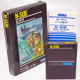 N-SUB SEGA SC-3000 Japan Import Arcade Shooter SG-1000 markIII NTSC-J Complete