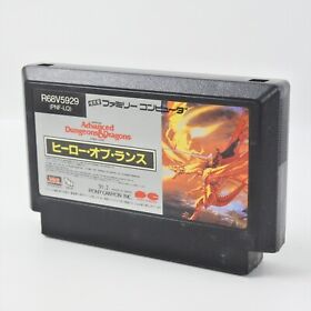 Famicom Advanced Dungeons Doragons HEROES OF LANCE Cartridge Nintendo 2160 fc