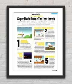 Super Mario Bros. The Lost Levels Nintendo NES Glossy Poster Unframed G2332