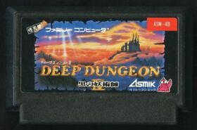 Deep Dungeon 4 - Kuro no Youjutsushi FC Famicom Nintendo Japan