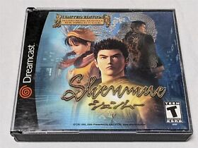 Shenmue Limited Edition Complete Game - Sega Dreamcast **TESTED & PLAYS GREAT**