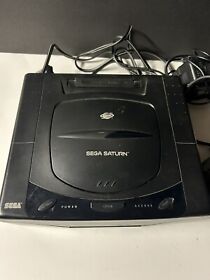 SEGA Saturn Black Home Console System EARLY MODEL 1 - NUMBER SUB 8000 *RaRe* SD