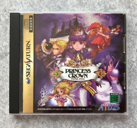 Sega Saturn Princess Crown ATLUS Action Role Playing Game SS NTSC-J From Japan