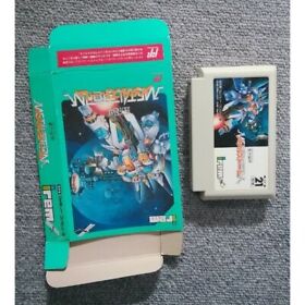 Juuryoku Soukou Metal Storm Irem Nintendo FAMICOM NES Cartridge Manual Box used