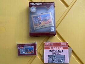 EXCITE BIKE Famicom Mini Gameboy Advance Nintendo Gba US SELLER