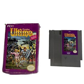 Ultima Exodus Nintendo Entertainment System NES 1988 In Box Tested No Manual