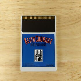 Turbo GraFX 16 Keith Courage in Alpha Zones Video Game Only NEC HU Card USA