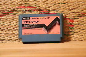 Devil World Japan Nintendo Famicom FC NES Very Good Condition!