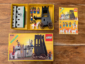 LEGO Castle: Siege Tower 6061 with original packaging + BA Knights Vintage