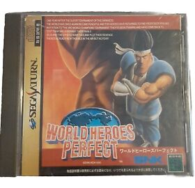 World Heroes Perfect Sega Saturn Japanese Version Pre-owned 