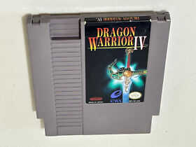 Dragon Warrior IV (Nintendo NES) Authentic Tested