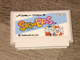 Snow Bros. * Nintendo Famicom Nes Tested Authentic US Seller