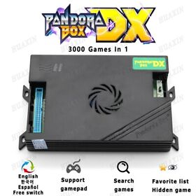 Pandora box dx 3000  family version games Board support 3/4P Arcade PCB  VGA