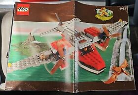 Lego 5935 Island Hopper Dino Island  Adventurers Instruction Manual Only Vintage