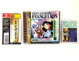 Neon Genesis Evangelion Sega Saturn GS-9141 + Trading Cds Japan import US seller