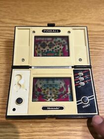 Nintendo Game & Watch - PINBALL PB-59 TESTED FULL WORKING-Missing Battery Cov