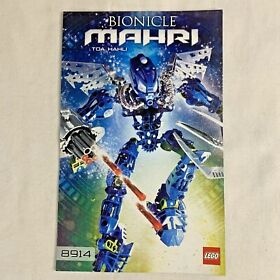 LEGO Bionicle Instruction Manual Toa Mahri 8914: Toa Hahli Booklet Only
