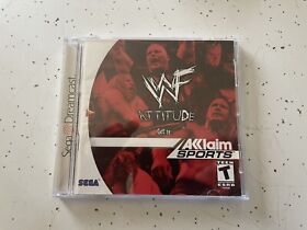 WWF Attitude (Sega Dreamcast, 1999) CIB Complete Tested