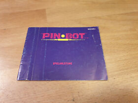 Pin Bot Nintendo NES Anleitung Spielanleitung Manual