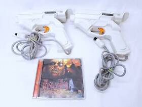 Lot Dreamcast 2 Gun Controllers House of the Dead 2 Set SEGA Tested Working JP